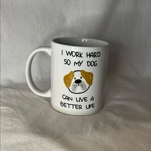 Dog Lover's White Mug